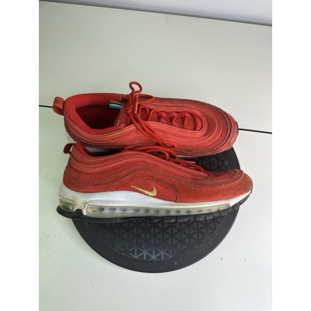 Nike Air Max 97 QS Olympic Rings Red CI3708-600 Rare Suede Size 8 US